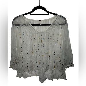 Free people sheer blouse